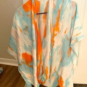 Tie dye coverup